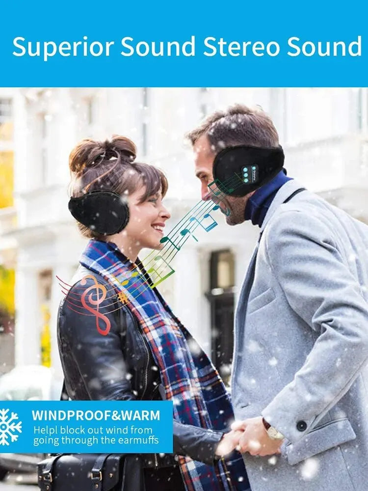 Wireless Earmuffs, Headphones Warmer Ear Muffs,Wireless Headphones Earmuffs Bluetooth Music Earmuffs Intelligent Wireless Music