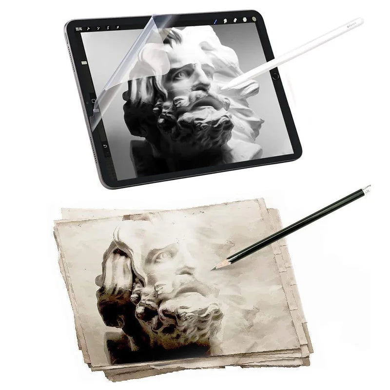 3pcs Like Paper Film For Ipad Pro 11 12.9 6th 9th 10th generation Screen Protector For Ipad Air 5 4 10.9 Mini 6 5 12 9 10.2 9.7