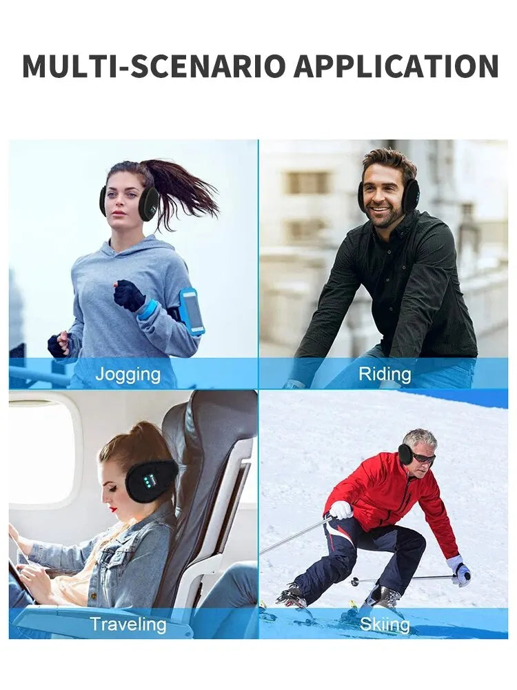 Wireless Earmuffs, Headphones Warmer Ear Muffs,Wireless Headphones Earmuffs Bluetooth Music Earmuffs Intelligent Wireless Music