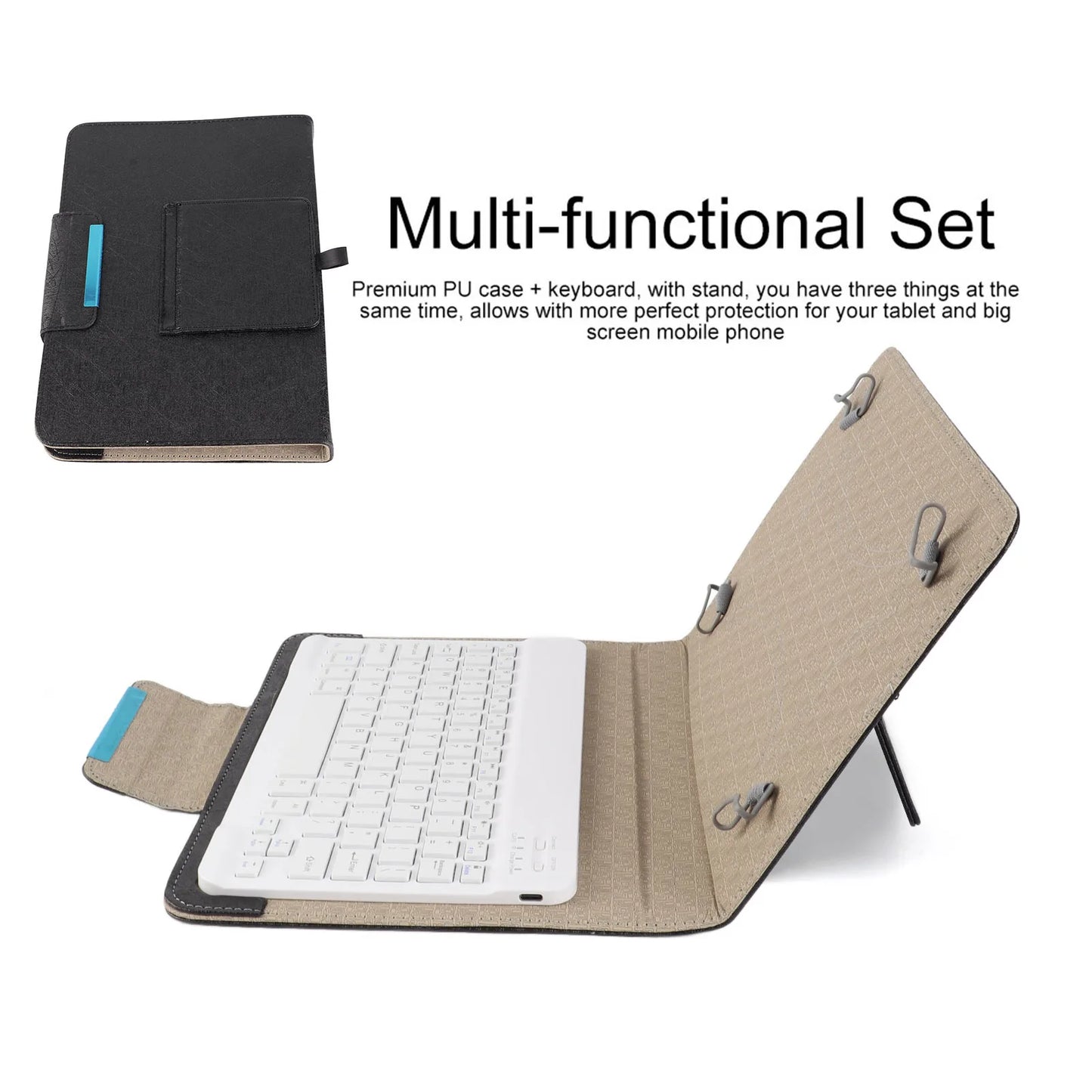 10'' Tablet Laptop Universal PU Protective Case Cover Bluetooth Keyboard for Android IOsWIN Bluetooth Keyboard Case Tablet Case