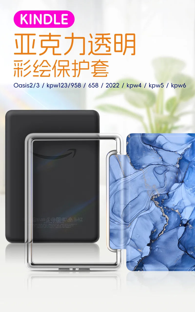 Case for Kindle 2024 2022 2021 Paperwhite Colorsoft 1 2 3 5 6 10th 11th 12th Generation 6 6.8 7 Inch Protective Shell Case