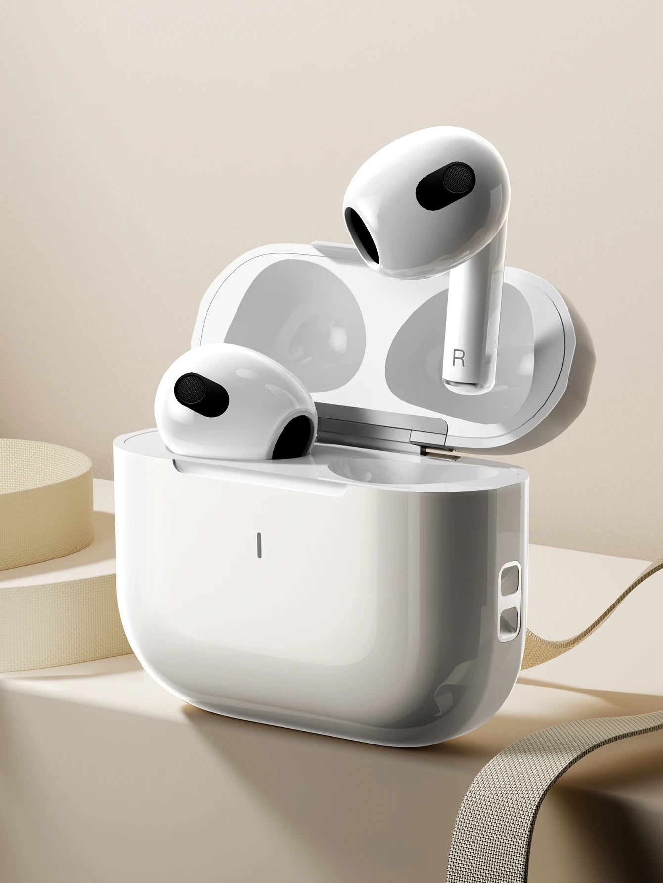 2025 Brand New Bluetooth Wireless Earbuds Bluetooth 5.3 technology ensures stable connection 20-hour ultra-long battery life Com