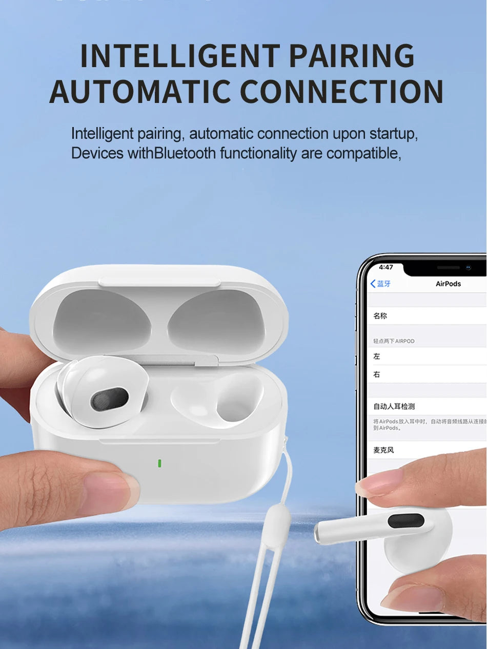 2025 Brand New Bluetooth Wireless Earbuds Bluetooth 5.3 technology ensures stable connection 20-hour ultra-long battery life Com