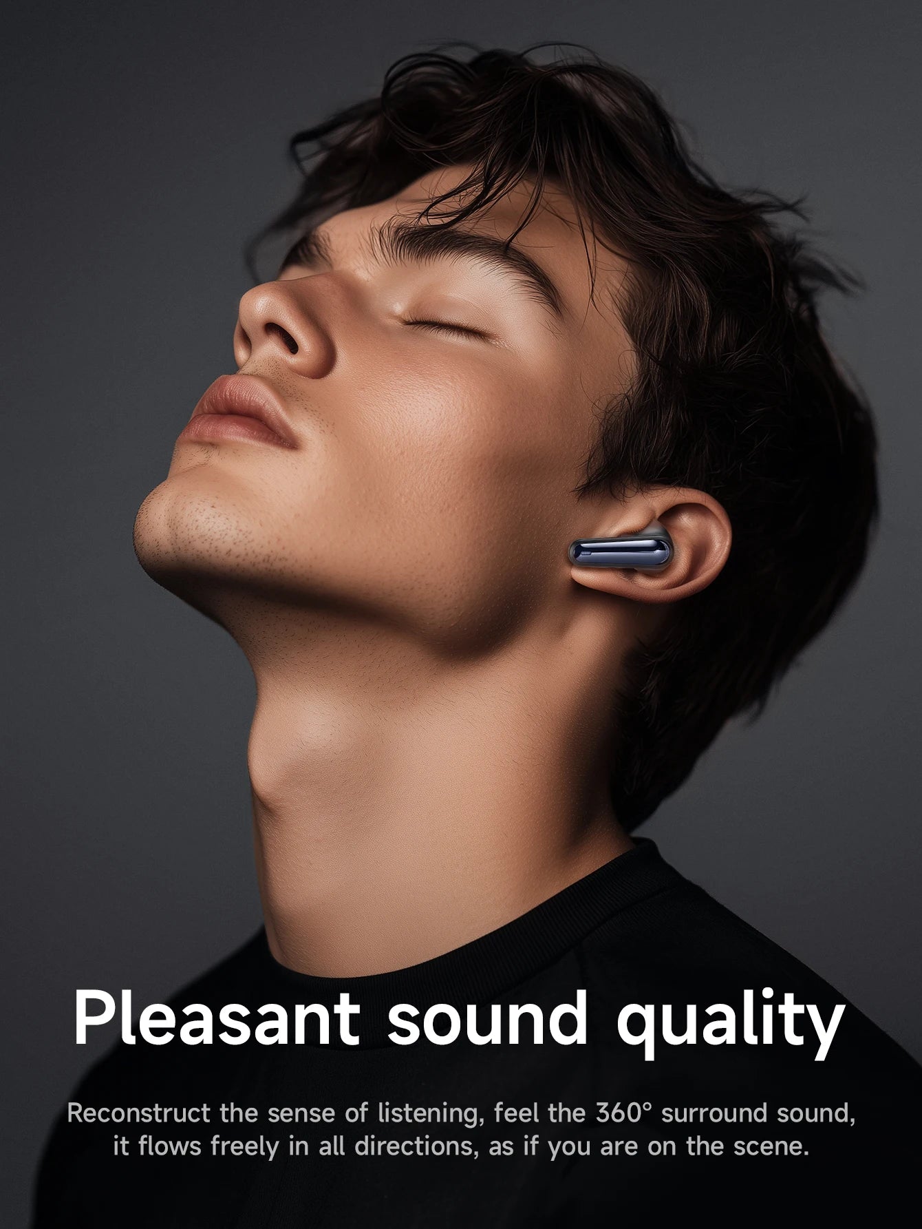 HOCO EQ23 Plus ANC+ENC Noise Reduction Bluetooth 5.4 Wireless Earphones HiFi Audio Earbuds Type-C Charging Box 4 Mics Headsets