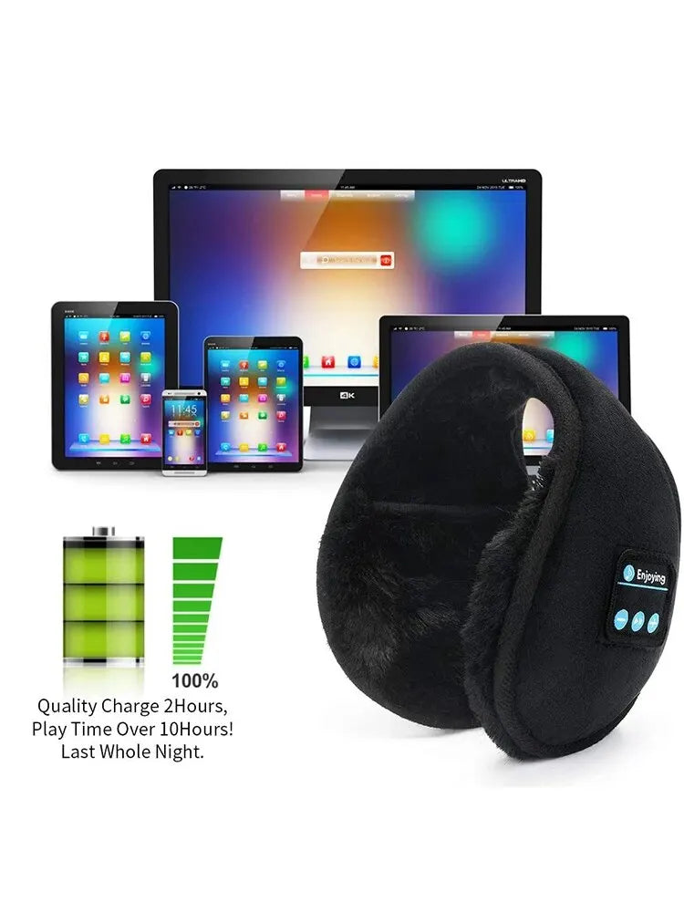 Wireless Earmuffs, Headphones Warmer Ear Muffs,Wireless Headphones Earmuffs Bluetooth Music Earmuffs Intelligent Wireless Music