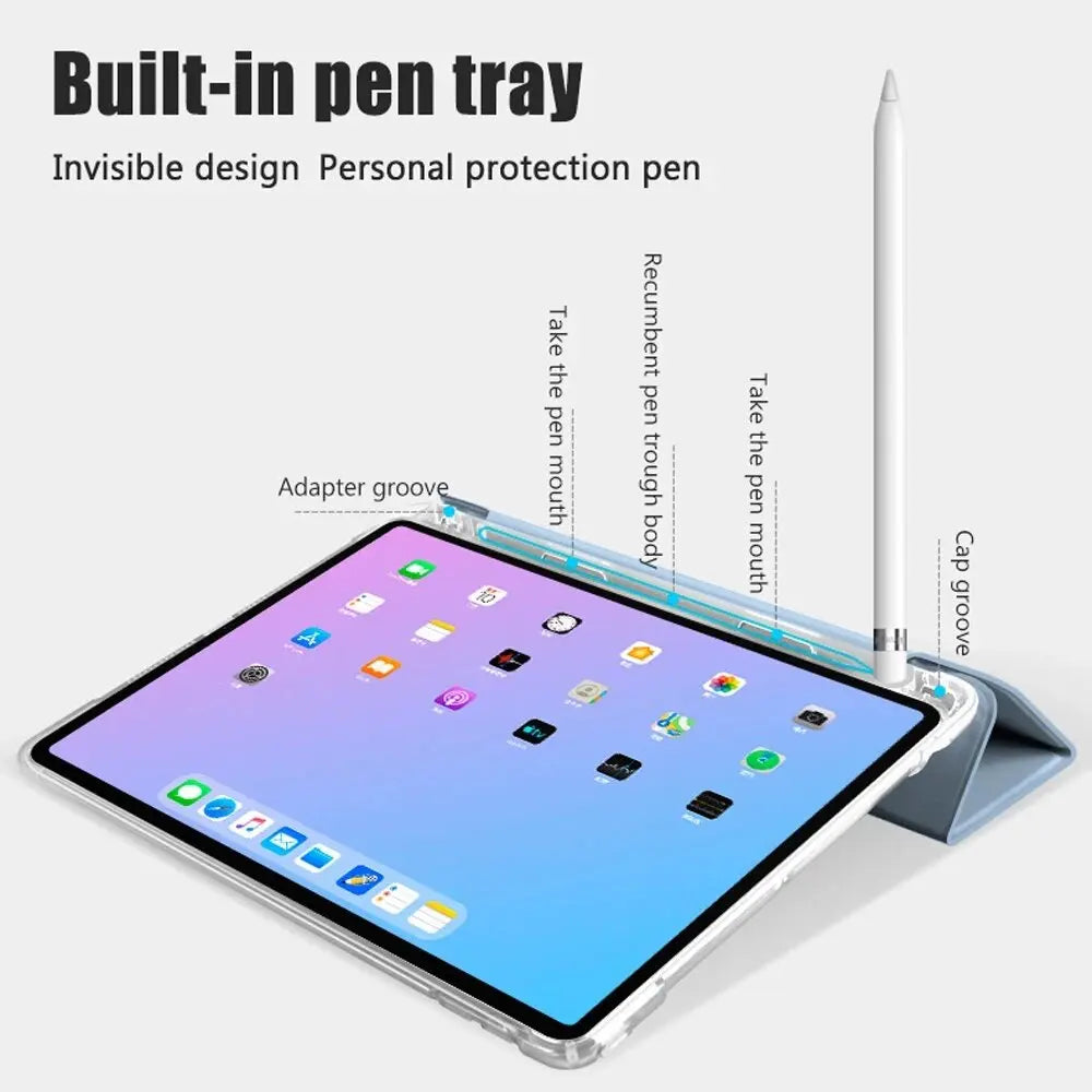Tablet Leather Cover For Huawei Matepad 11.5S SE11 T10S T10 SE 10.4 MatePad 11 Pro 11 10.4 Pro 10.8 V6 V7 with Pencil Holder