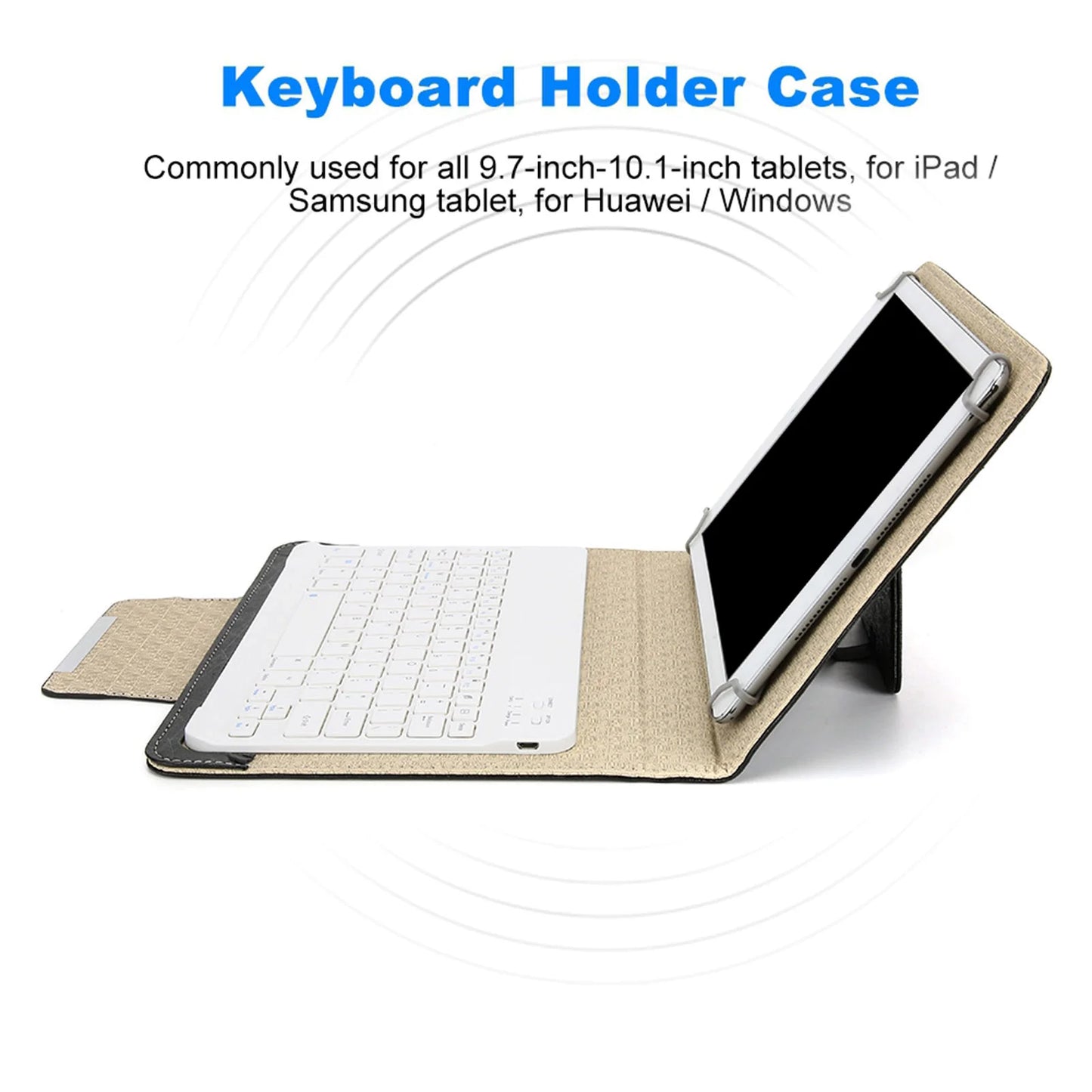 10'' Tablet Laptop Universal PU Protective Case Cover Bluetooth Keyboard for Android IOsWIN Bluetooth Keyboard Case Tablet Case