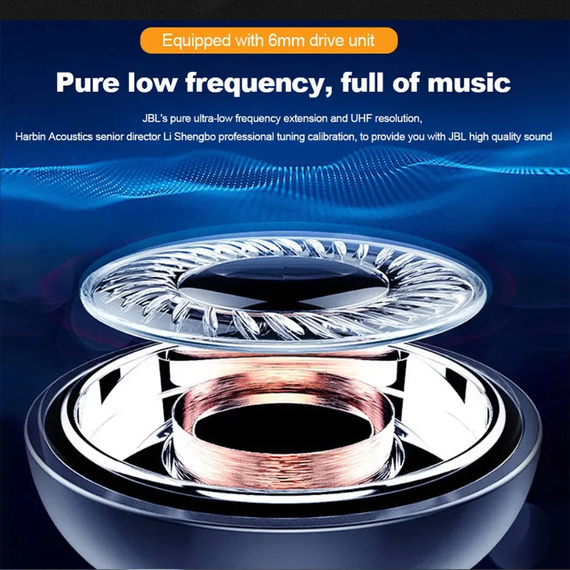 JBL T280 Wireless Bluetooth Earphones Noise Cancelling Earbuds In Ear HiFi Sports Gaming Headphones With Microphone