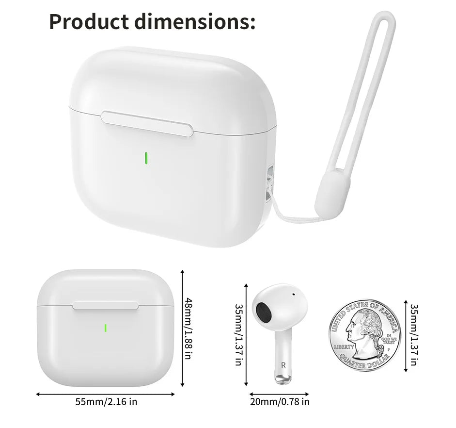 2025 Brand New Bluetooth Wireless Earbuds Bluetooth 5.3 technology ensures stable connection 20-hour ultra-long battery life Com