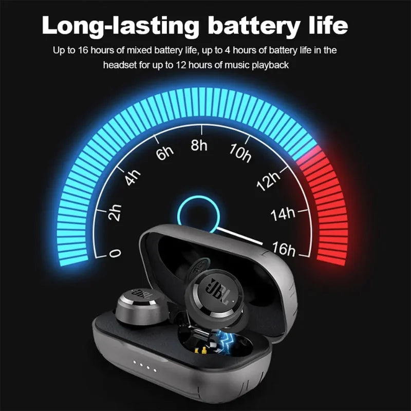 JBL T280 Wireless Bluetooth Earphones Noise Cancelling Earbuds In Ear HiFi Sports Gaming Headphones With Microphone