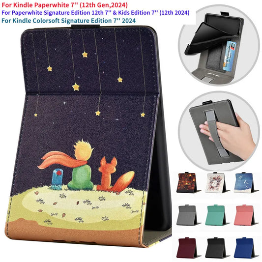 Case for Kindle Paperwhite 2024 12th Generation Colorsoft 7 Inch Protective Shell for Paperwhite Signature Edition 12th 7" Cover