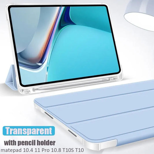 Tablet Leather Cover For Huawei Matepad 11.5S SE11 T10S T10 SE 10.4 MatePad 11 Pro 11 10.4 Pro 10.8 V6 V7 with Pencil Holder