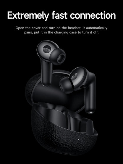 HOCO EQ23 Plus ANC+ENC Noise Reduction Bluetooth 5.4 Wireless Earphones HiFi Audio Earbuds Type-C Charging Box 4 Mics Headsets