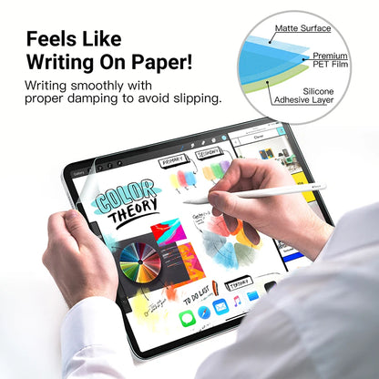 3pcs Like Paper Film For Ipad Pro 11 12.9 6th 9th 10th generation Screen Protector For Ipad Air 5 4 10.9 Mini 6 5 12 9 10.2 9.7